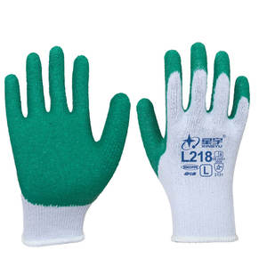 ถุงมืออุตสาหกรรม Xingyu L218 ผ้าฝ้ายเนื้อเต็ม ป้องกันการลื่น ใช้งานทั่วไป ไซส์ L - Product Image 1