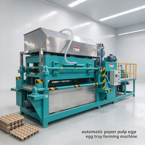 Máquina para Bandejas de Huevos de Papel, Ecológica y Duradera, Venta Directa de Fábrica, para Fábrica de Moldeo de Pulpa de Papel - Product Image 1