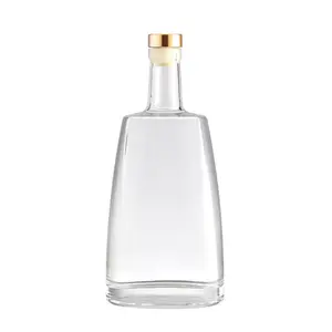 Liquori vuoti personalizzati Xo marca Crystal Alcohol Whisky 700ml Vodka bottiglia di vetro per liquore