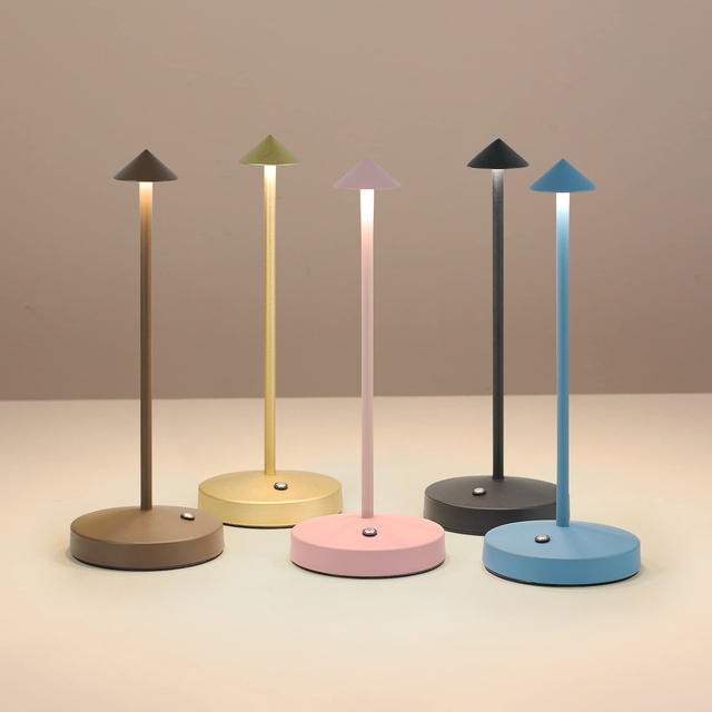 Dimmable Wireless Lamp Waterproof Portable Outdoor Battery Operated Cordless Table Lamp Rechargeable LED
