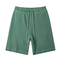 HOMMES CASUAL LOUNGE WEAR ESSENTIEL SWEAT SHORTS LONG CORDON DOUX COTON UNI POLAIRE SHORTS 380g Vintage Shorts Acid Washed