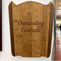 Plaque de récompense en bois gravable personnalisée, écologique, directement de l'usine, à fixer au mur, pour la remise de diplômes, vente en gros, décoration