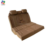 Siège en cuir de luxe multifonctionnel électrique LXRV à 3 plis pour camping-car, caravane (imperméable)