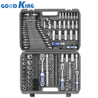 GOODKING 216 Pcs Ensemble d'outils ménagers généraux avec boîte à outils en plastique, boîte à outils de réparation complète portable pour voiture 12161