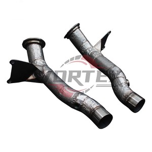 ท่อไอเสียวาล์วทรอนิกส์แบบป้องกันความร้อน Vortex Premium Stainless Steel สำหรับ Ferrari 458 Italia Spider 4.5L V8 Catback - Product Image 6