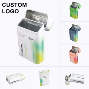 Tùy chỉnh in trẻ em kháng pre-cuộn thuốc lá đóng gói hộp thiếc cấp thực phẩm kim loại hình chữ nhật rỗng bản lề CR tin Hộp bao bì - Product Image 1