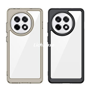 Funda de teléfono de acrílico duro transparente con marco colorido Lichicase para OnePlus Ace5 <span class=keywords><strong>5</strong></span> Pro, funda protectora - Product Image 5