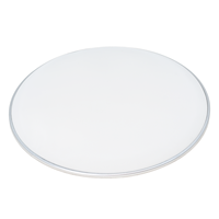 Tête de batterie silencieuse OEM/ODM de 12 pouces, blanche, double couche, 60 mailles, impression de logo personnalisée, durabilité supérieure
