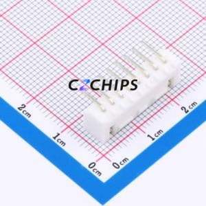 HC-XHB-8AW-TW Wire-to-Board Pin Header Bent Lead Through Hole,P=2.5mm Connector 1x8P 2.5mm Right Angle Insert XHB - Product Image 2