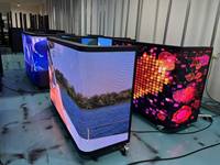 P2.604 GOB Écran LED mobile haute luminosité 6 voies pleine couleur pour cabine DJ, prise en charge HDR, étanche IP65, 144Hz, angle de vision 180°