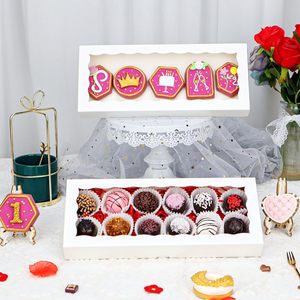 Cajas Blancas para Galletas con Ventana para Trufas de Chocolate, Donuts y Dulces, para Navidad, San Valentín, Pascua, Día de la Madre - Product Image 5