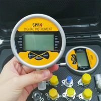 Excavator Good Quality Universal Digital Pressure Gauge Measuring Instruments Testing Tool Hydraulic Pressure 2 Gauge Test Kit