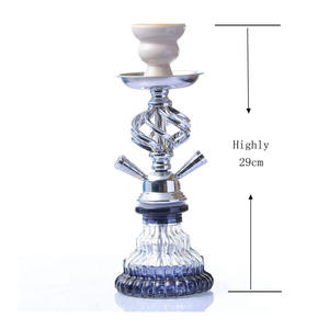 مصنع محترف تصميم جديد زجاجة شيشة قاعدة دخان اجتماعية شيشة زجاجة تدخين فاخرة - Product Image 5