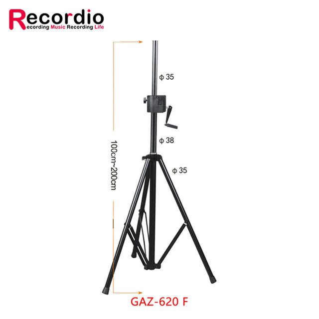 GAZ-620 Recordio Professional Speaker Stand a Floor-standing Live KTV Speaker Tripod with Free Height Adjustment Speaker Stand