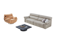 Canapé inclinable électrique en velours 2025, fauteuil fonctionnel avec massage et support pour téléphone portable