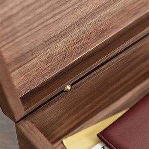 Boîte à monnaie en bois à fermeture magnétique, boîte de <span class=keywords><strong>rangement</strong></span> en noyer pour <span class=keywords><strong>billets</strong></span> et pièces de monnaie, organisateur de bijoux fait à la main, vente en gros personnalisée - Product Image 4