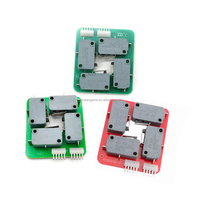 Circuit imprimé à double micro-interrupteur 5 broches pour joystick LED lumineux coloré, pour jeux de pêche à monnayeur et machines à griffes