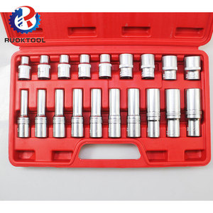 19-delige Chroom Vanadium Stalen 1/2 Aandrijving E8-E24 Extra Lange Vrouwelijke E Torx Socket Externe Torque Ster Socket Set - Product Image 2