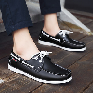 Chaussures habillées pour hommes en cuir de vache véritable de qualité supérieure, avec lacets, pour le bureau et les affaires, personnalisables avec logo, en stock, fourniture directe usine - Product Image 4