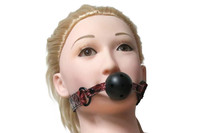 Luxe fétiche PU cuir balle Gag Sm Bondage réglable produits sexuels bouche Gag pour le plaisir
