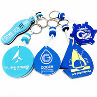 Porte-clés bateau en forme et logo personnalisés Porte-clés flottant en mousse pour publicité Prix bon marché d'usine Portable EVA personnalisé personnalisé