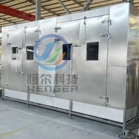 Laveuse automatique de chariots et de supports pour bâtonnets de fumée, pour usine agroalimentaire
