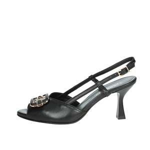 Sandalias de Tacón Vernissage para Mujer, Color Negro E5SP75C2, Punta Abierta con Detalle de Hebilla - Product Image 1