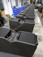 Système de sonorisation PA à double ligne active de 8 pouces LASE LA-28 450W RMS, enceinte en bois, équipement sonore professionnel pour DJ