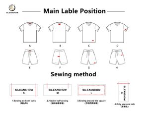 เสื้อยืดผ้าถักลายสีพื้นสำหรับผู้ชายเสื้อโอเวอร์ไซส์ทำจากผ้าฝ้าย100% 250กรัม - Product Image 6