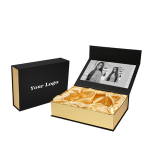 Caja de Regalo de Cartón Reciclable de 2mm con Lámina Dorada Personalizada para Cosméticos, Joyería, Dulces, Ecológica, Venta al Por Mayor - Product Image 1