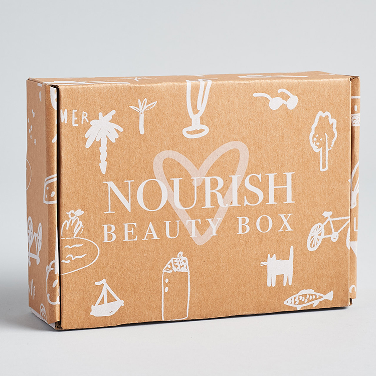 Custom Logo Kraft Corrugated Paper Cardboard Packaging Tuck End Mailer Shipping Gift Box