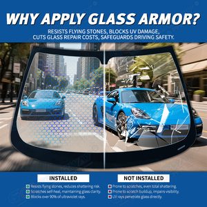 5G Anti-Scratch TPU KPU Película de seguridad para ventana de coche <span class=keywords><strong>Protector</strong></span> de pantalla a prueba de rayos UV y explosiones con aislamiento térmico Protección UV - Product Image 4