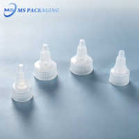 Vente d'usine Bouchon à visser en plastique 24 mm Bouchon compte-gouttes pour bocaux et bouteilles Disponible en tailles 18 mm et 20 mm Matière PP