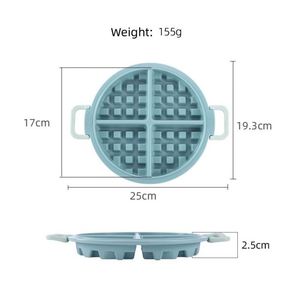Moule à gaufres rond en silicone, compatible friteuse à air et four, pour la cuisson domestique – Vente chaude - Product Image 2