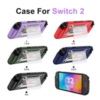 Casing penutup lembut TPU silikon kualitas bagus dengan kartu Game Sotl untuk Nintendo Switch 2