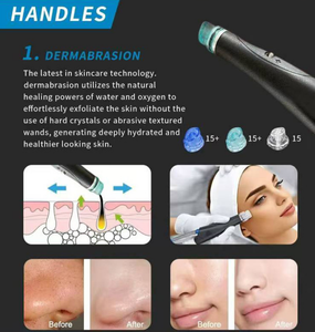 Vertical 3 in 1 Machine Multifunctional skin caresystem water <b>oxygen</b> <b>meter</b> facial machine - Product Image 5