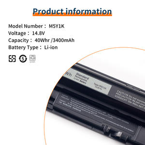 Batería M5Y1K 14,8 V 40WH para Dell <span class=keywords><strong>Inspiron</strong></span> 14 <span class=keywords><strong>15</strong></span> 17 5000 3000 <span class=keywords><strong>5559</strong></span> Series 3451 3558 3567 5755 5756 5458 GXVJ3 453-BBBQ HD4J0 - Product Image 6