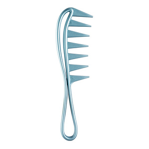 Brosse à <span class=keywords><strong>cheveux</strong></span> de salon de coiffure au design unique <span class=keywords><strong>Cheveux</strong></span> lisses <span class=keywords><strong>Cheveux</strong></span> longs <span class=keywords><strong>bouclés</strong></span> Peint Peigne à dents larges pour la maison ou le salon - Product Image 3
