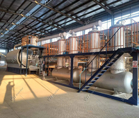 Nouvelle conception de machine de four à déchets réutilisant le pneu de recyclage de pneu à la mini usine de pyrolyse diesel