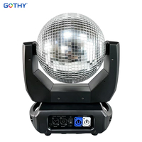 Lumière de scène à LED motorisée rotative à effet miroir infini pour boule disco