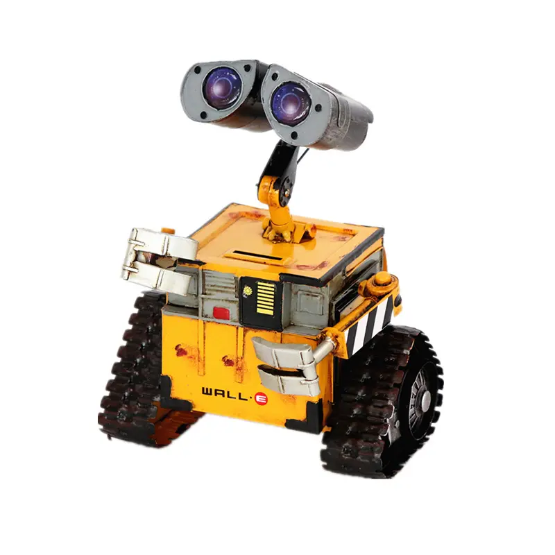 Vintage fer modèle wall-e walle décoratif métal robot décorations créatif arts et artisanat cadeaux pour les enfants