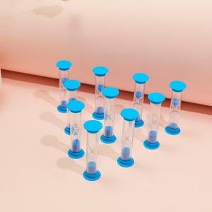 Mini minuteur cylindrique moderne - Réglages de 1/2/3/5/10 <span class=keywords><strong>minutes</strong></span> - Cadeau pour le brossage des dents des enfants - Pièce de jeu de table faite à la main - Product Image 5