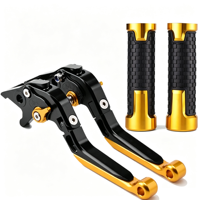 Palancas de Freno y Embrague Ajustables de Aluminio CNC, Accesorios Universales para Manillar de Motocicleta Modificado