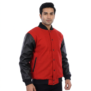 High Quality Wool Varsity <b>Jackets</b> Men <b>Light</b> Winter Coat Customizable Style Manufacturer's CollegeBaseballjacket for men - Product Image 1