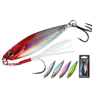 Leurre de pêche <span class=keywords><strong>Hot</strong></span> Metal Jigging 7g 10g 15g 20g Long <span class=keywords><strong>Shot</strong></span> Float Down Sinking Bait avec crochets pour Marlin dans les rivières et les ruisseaux - Product Image 1