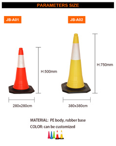 Cono de seguridad de plástico, cono de carretera, gran oferta - Product Image 3