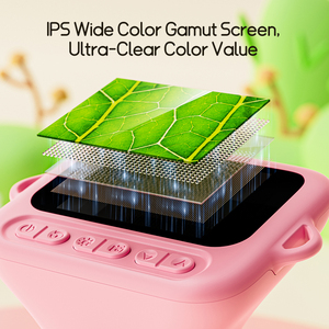 Cámara de microscopio portátil para niños, lupa 1000X, pantalla LED de 2 pulgadas, compatible con PC, juguetes digitales de mano para plástico - Product Image 4