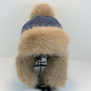 Gorro Cálido Forrado de Lana Gruesa para Mujer, de Alta Calidad, Versátil para Invierno, para Cabezas Grandes, a Prueba de Frío, con Orejeras - Product Image 6