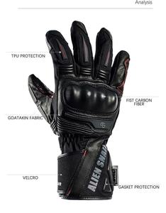 Gants d'hiver longs à écran <span class=keywords><strong>tactile</strong></span> imperméables, résistants à la pluie et épais et chauds pour les motards. - Product Image 2