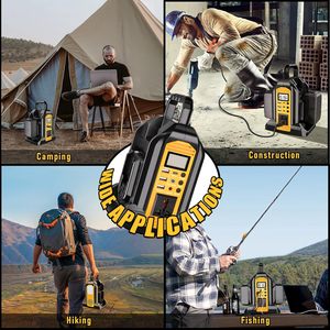 Biến tần sóng sin thuần 350W nhỏ gọn nhẹ dành cho bộ sạc pin Li-ion Dewalt 20V 60V, trạm điện LED, bộ chuyển đổi ô tô - Product Image 6